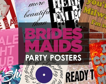 Bridesmaids (The Movie) Printable Poster Party Props
