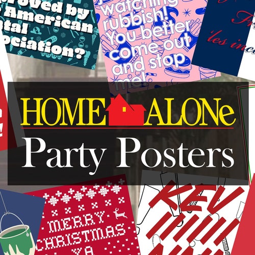Home Alone Printable Poster Party Props - Etsy