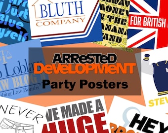 Arrested Development Printable Poster Party Props