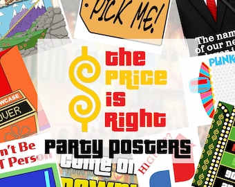 The Price is Right Printable Poster Party Props - Logo not included
