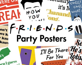 Friends Printable Poster Party Props