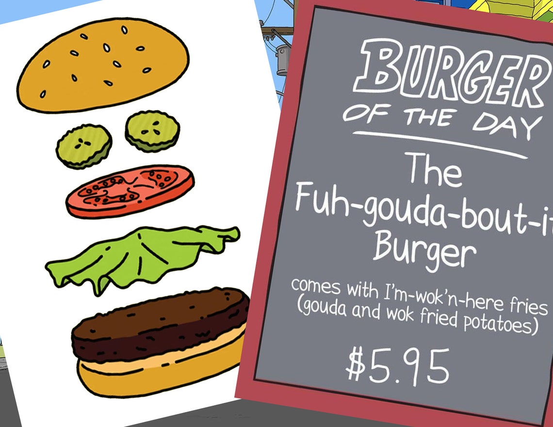 Bob's Burgers Printable Poster Party Props - Etsy
