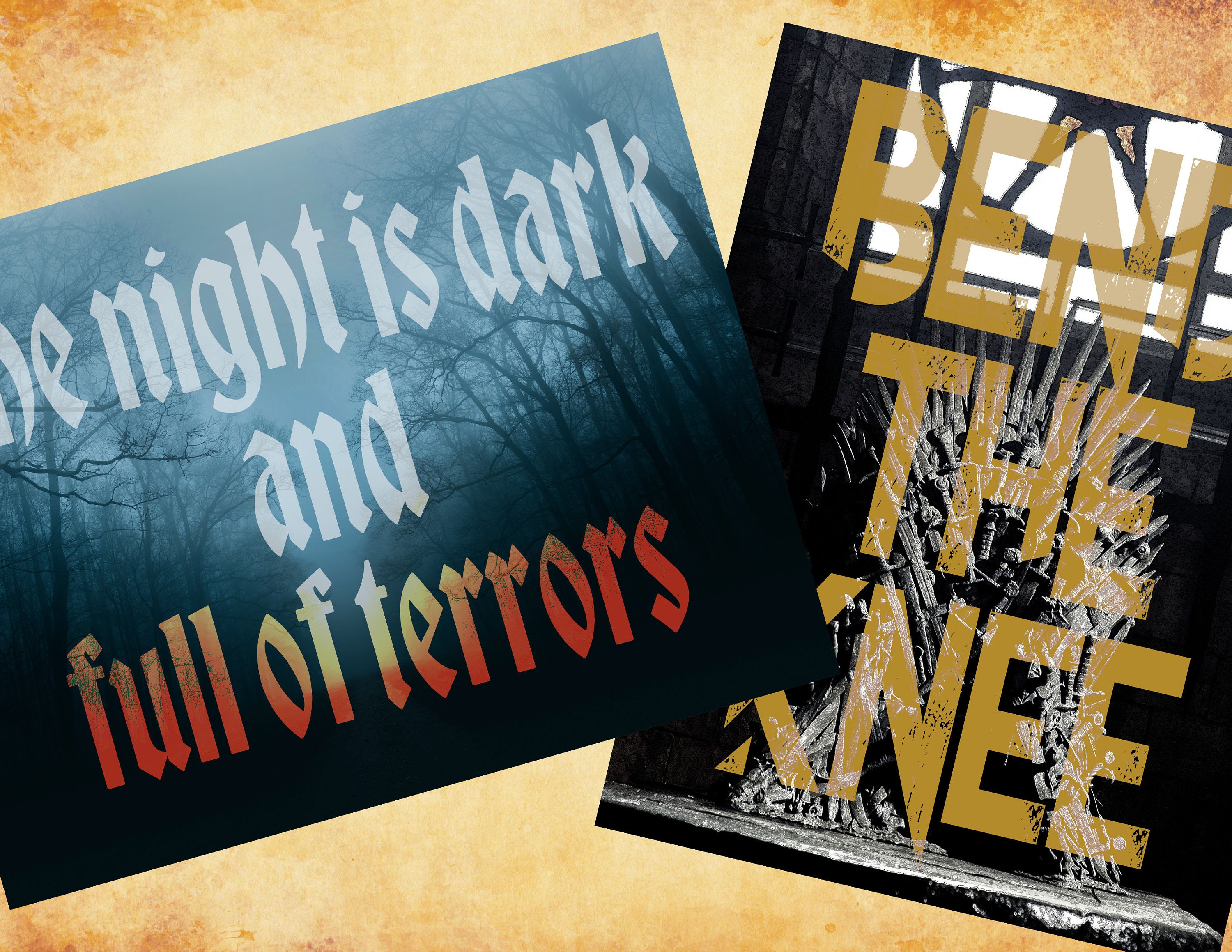 Game of Thrones Printable Poster Party Props - Etsy