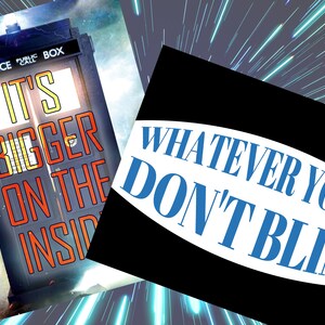 Doctor Who Printable Poster Party Props - Etsy