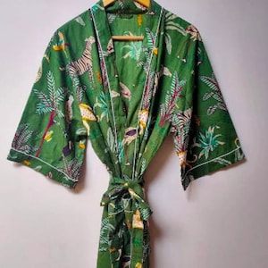 Cotton Kaftan, Indian Floral Kaftan, Long Caftan, Dress For to be Mom, Beach Cover up, Sleepwear, Indian Kaftan, Maxi Dress, Bikini Cover Up