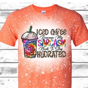Iced coffee and sarcasm