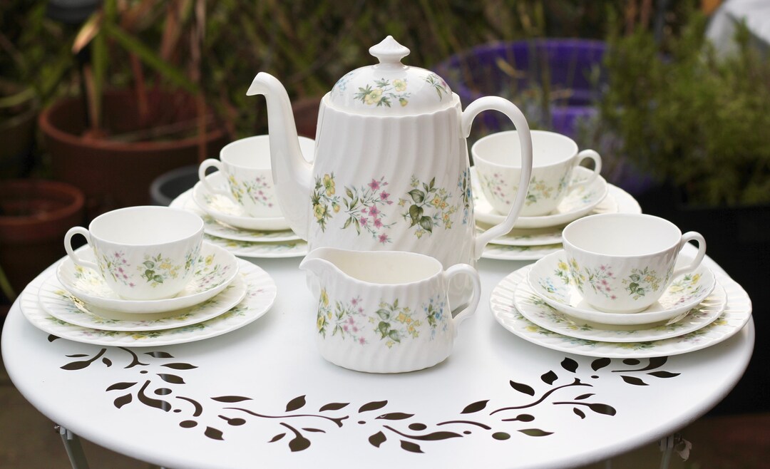 Minton Tea Set Minton Spring Valley Tea Set Beautiful Bone China Tea