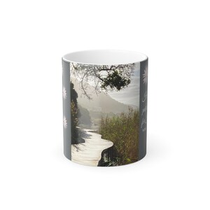 Color Morphing Mug, Bible Verse Ps 23:3b, Christian Coffee Cup, Tea Mug, Inspirational Gift, Religious, Bible, Scripture, Inspiratinal