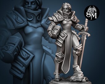 Knight Captain | Player Characters | Galaad Miniatures | 28-32mm