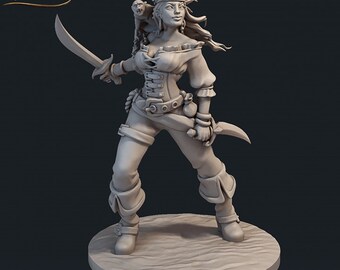 Pirate Girl | Female | Great Grimoire | 28-32mm