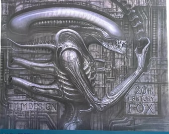 Giger's Alien Vintage Poster Museum HR Ginger 2004 Wizard Genius