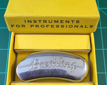 Breitling Collectible Vintage Steel Lighter Case ~ Original