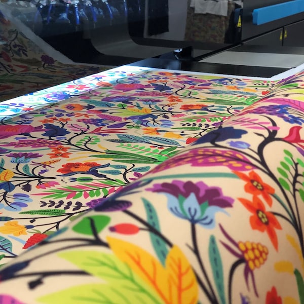 Custom Fabric Print Etsy