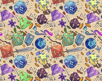 Game, Dice Printed Luxury Velvet Fabric Digital Printed Fabric, Cushion, Upholstery Home Decor, Chair And Sofa Furnishing Fabric