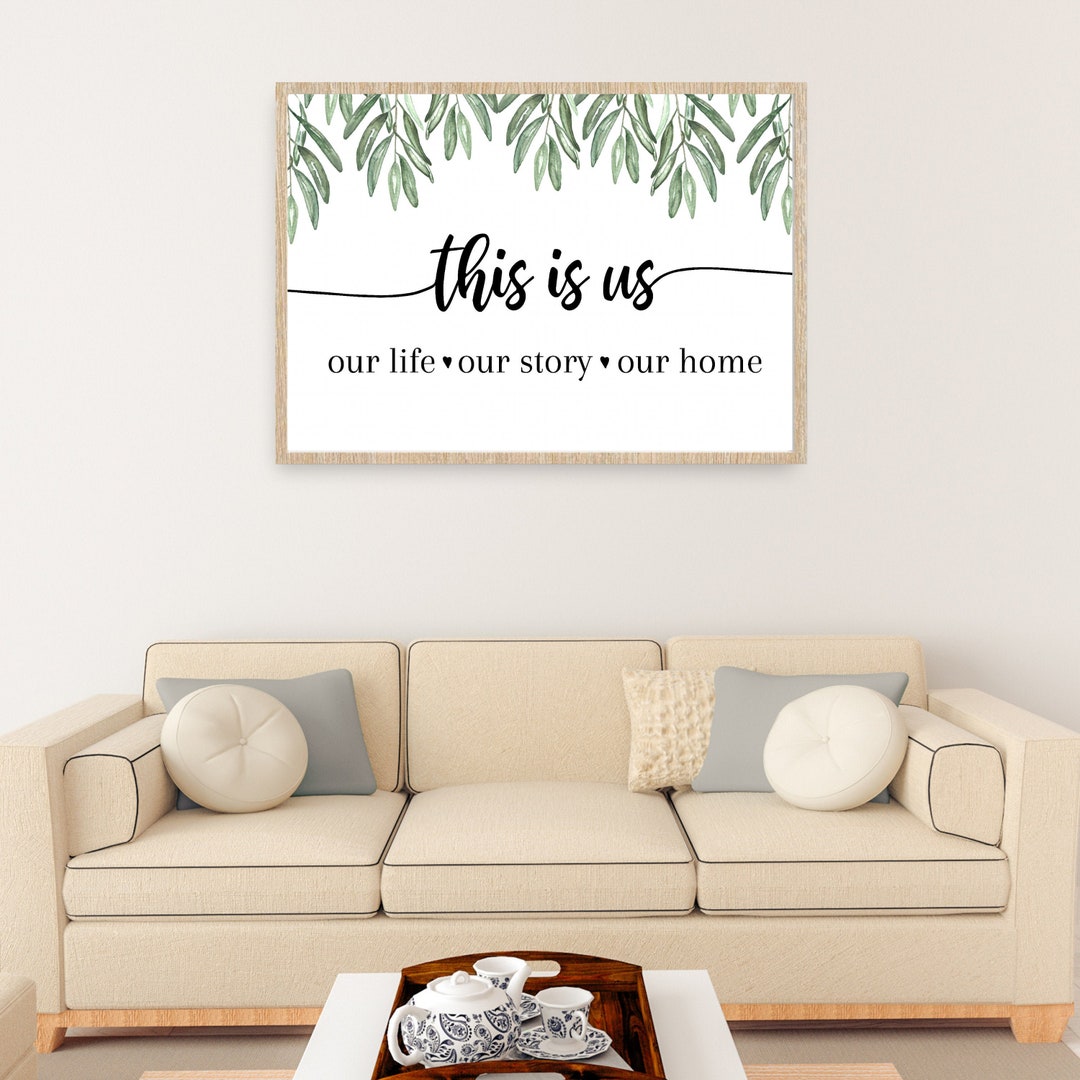 This is Us Printable, Wall Art, Family Sign, Photo Gallery Wall, Living ...