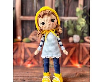 Autumn Girl Doll Amigurumi Crochet Pattern | English PDF