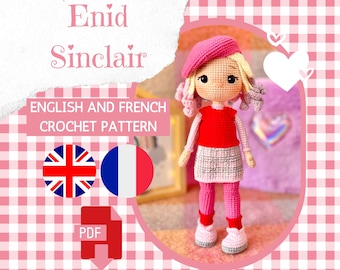 Crochet Pattern For Enid Sinclair (English and French PDF)