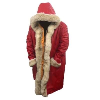 santa trench coat