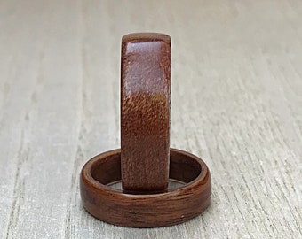 Handmade wood ring