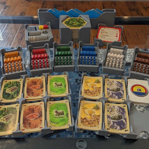 Inserts for Catan Base Game - Supports 5-6 Player Expansion