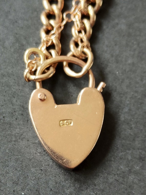 9K Rose Gold Filled 1mm Curb Chain Necklace 50cm Solid Ring Link For Men Women