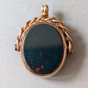 Edwardian 9ct Gold Spinning Fob