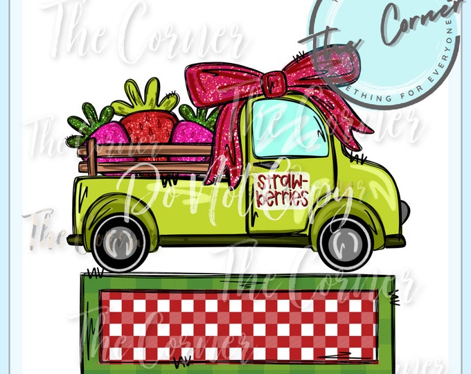 Strawberry Sweetness Hat Transfer main image 1