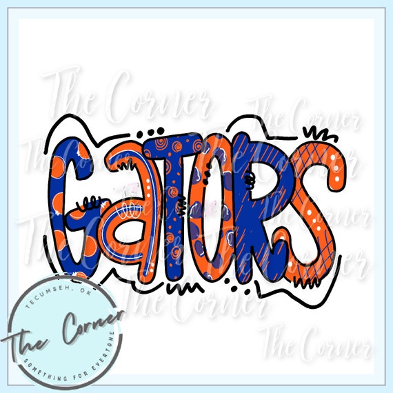 Gators Heat Press Transfer- Go Gators Mascot HTV transfer- Football Team sublimation transfer- Gator shirt transfer- Gator Team transfer HTV