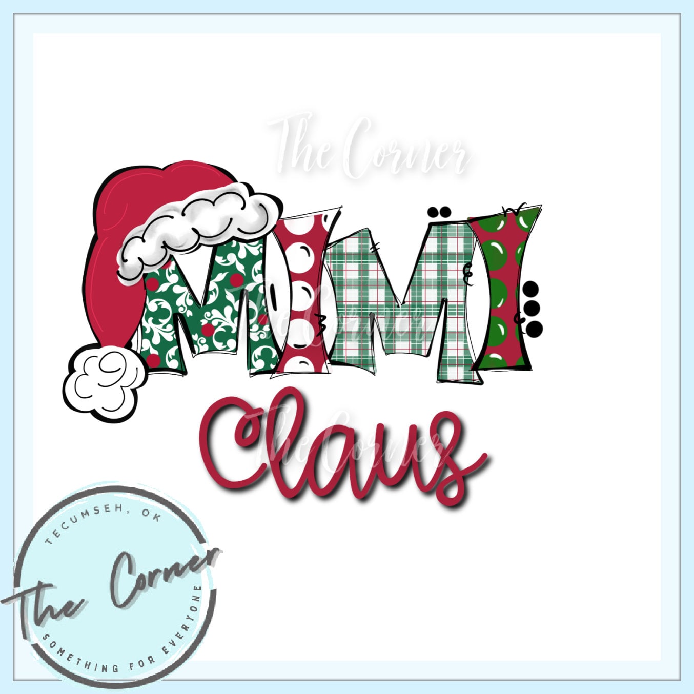Mimi Claus Christmas Heat Press 