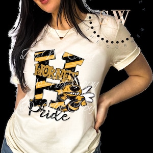 Hornet Pride shirt- Adult Hornets shirt- Hornet team shirt- Hornet Football shirt- Hornet Basketball shirt- Hornet mascot shirt- Mom shirt