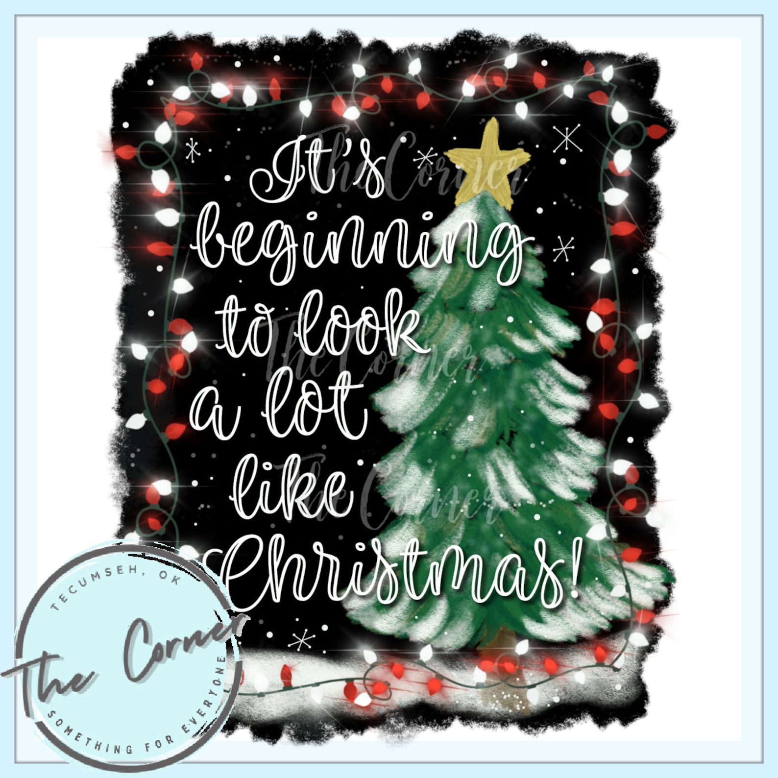 Christmas tree Heat Press Transfer Christmas HTV transfer Etsy