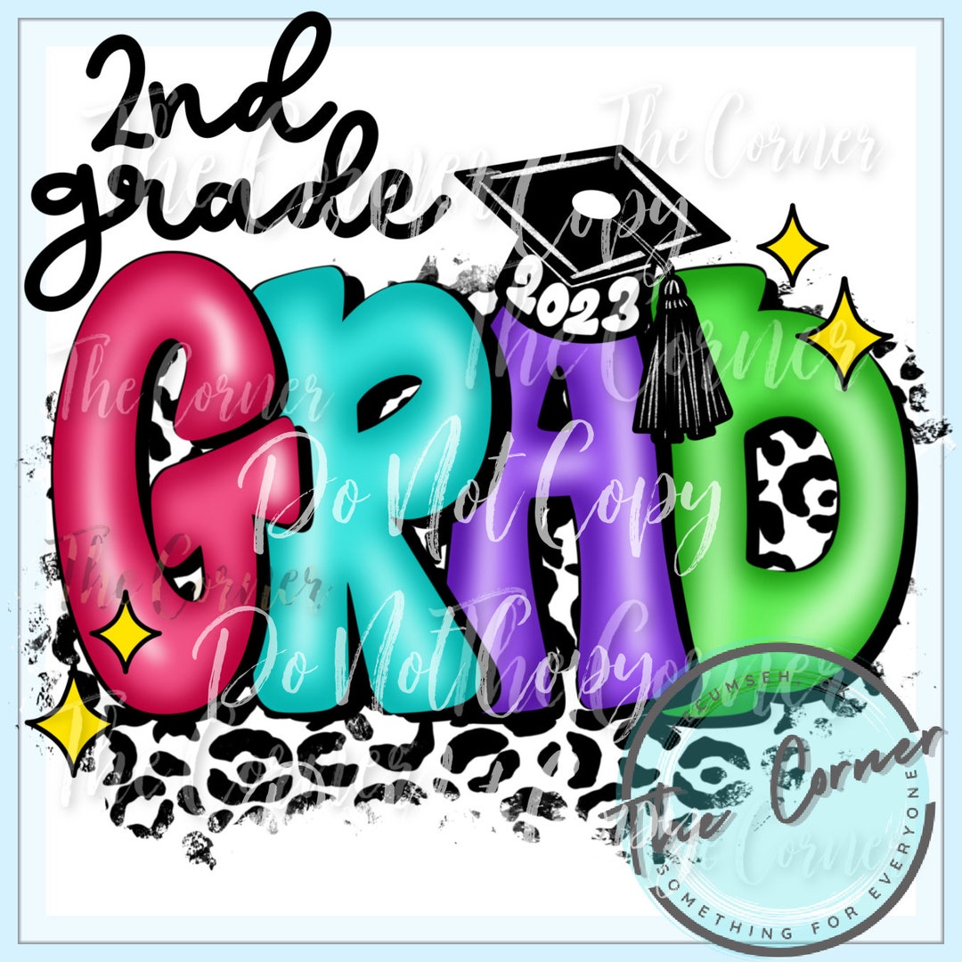 School Heat Transfer Teacher Sublimation Transfer 2nd Graduation Heat ...