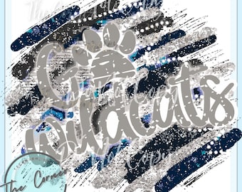 Wildcats Heat Transfer- Wildcats Mascot HTV transfer- Football Team sublimation transfer- Wildcat shirt transfer- Football Team transfer