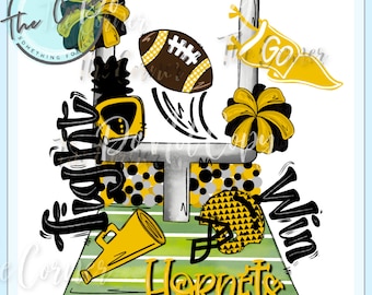 Hornets Heat Press Transfer- Hornet Cheer HTV transfer- Football Team sublimation transfer- Hornet shirt transfer- Hornet Cheer iron on