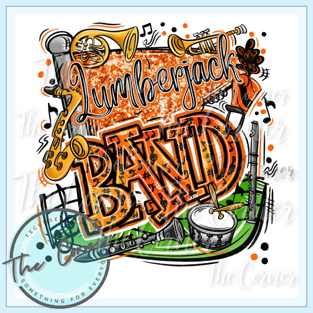 Lumberjack Band Heat Transfer Htv Lumberjack Band Band Sublimation Band