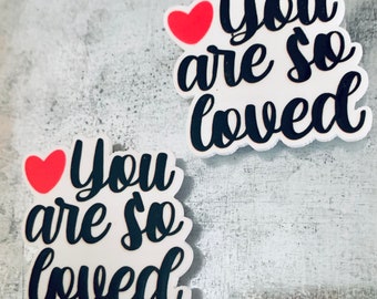 Valentine Magnet | You Are So Loved | Heart Decor | 1pc