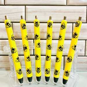 Bumble Bee Pens | Glitter Pens | Gel Pens | Bee Pen