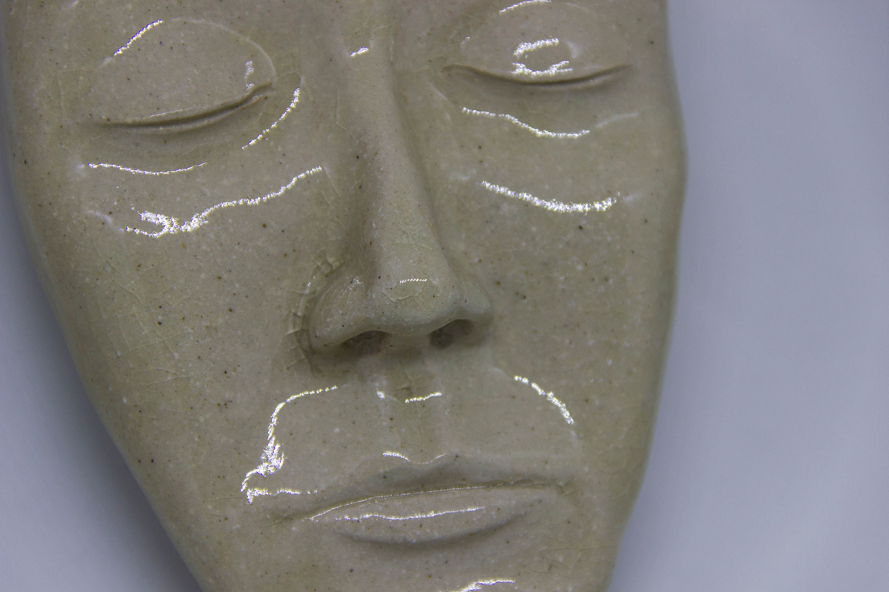 Handgefertigte Keramik Maske Etsy