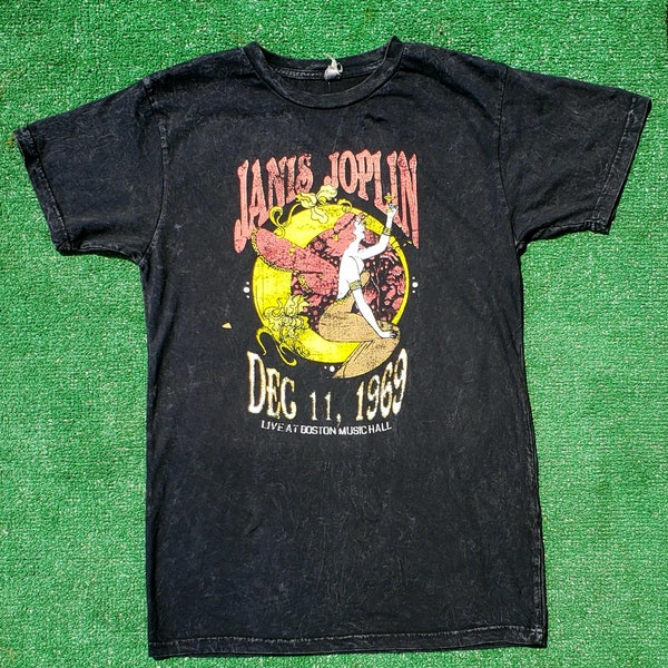 Janis Joplin shirt vintage 1969 Boston