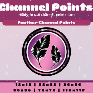 Dark, Raven Twitch Channel Point Icon | Sub Badge