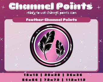 Dark, Raven Twitch Channel Point Icon | Sub Badge