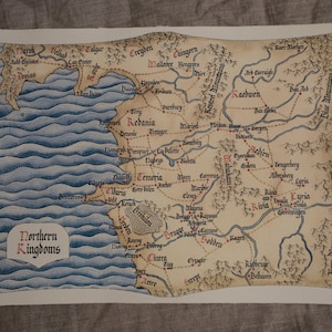 Mapa de reinos del norte, Witcher A3