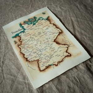 Mapa de Alemania A2