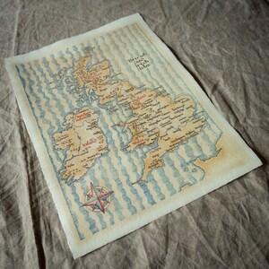 Mapa de Reino Unido e Irlanda A2
