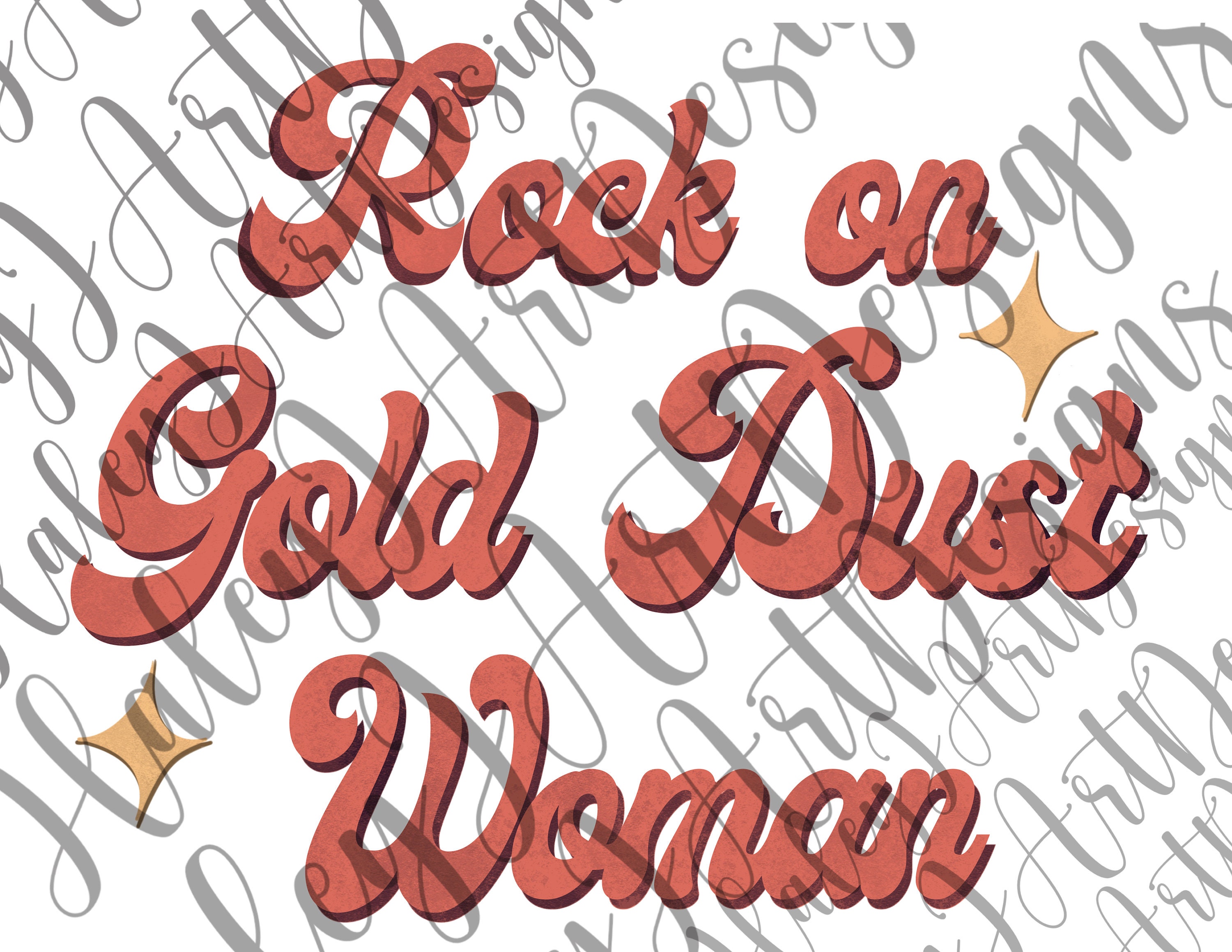 Gold Dust Woman Lyrics Print Music Print A5 A4 A3 -  Israel