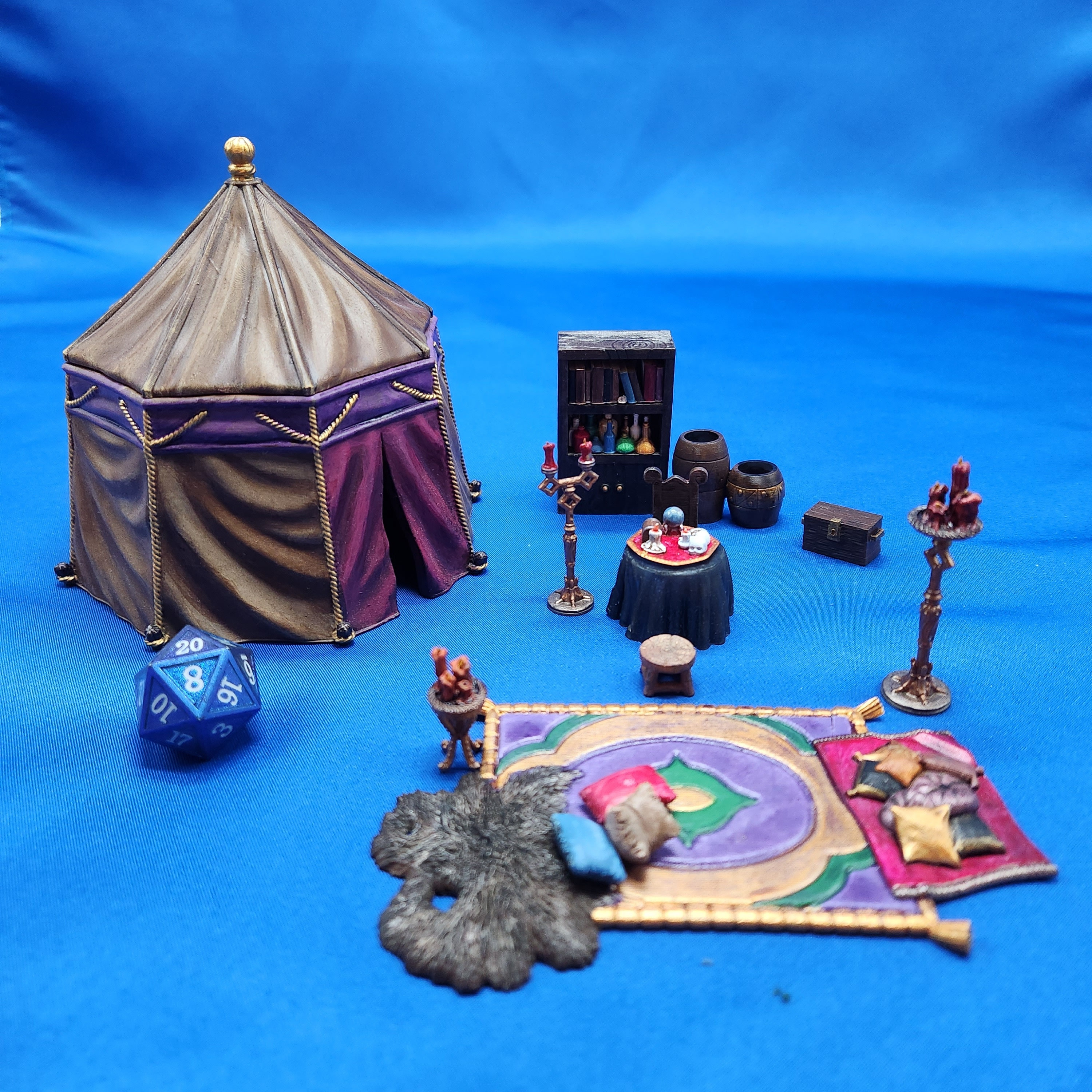 Fortune Teller's Tent Vistani Tent Madame Eva Caravan Tent Modular