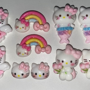 Kawaii Kitty Mixed Resin DIY Charms | Nail Art | Arts & Crafts