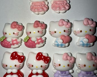 NEW Kawaii Kitty Pastel Colored Nail Charms | Adorable Summer Collection | Unique Limited Edition Kawaii Charms | Nail Art & Crafts