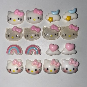 Kawaii Kitty Nail Charms | Spring Favorites | Stars Moon Dreamy Vibes
