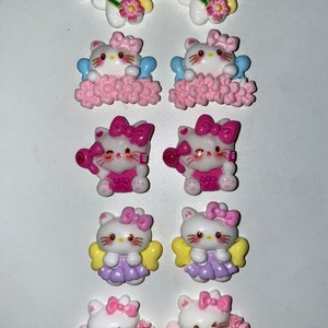 Kawaii Kitty Charms | Flatback DIY Resin Charms | Arts and Crafts